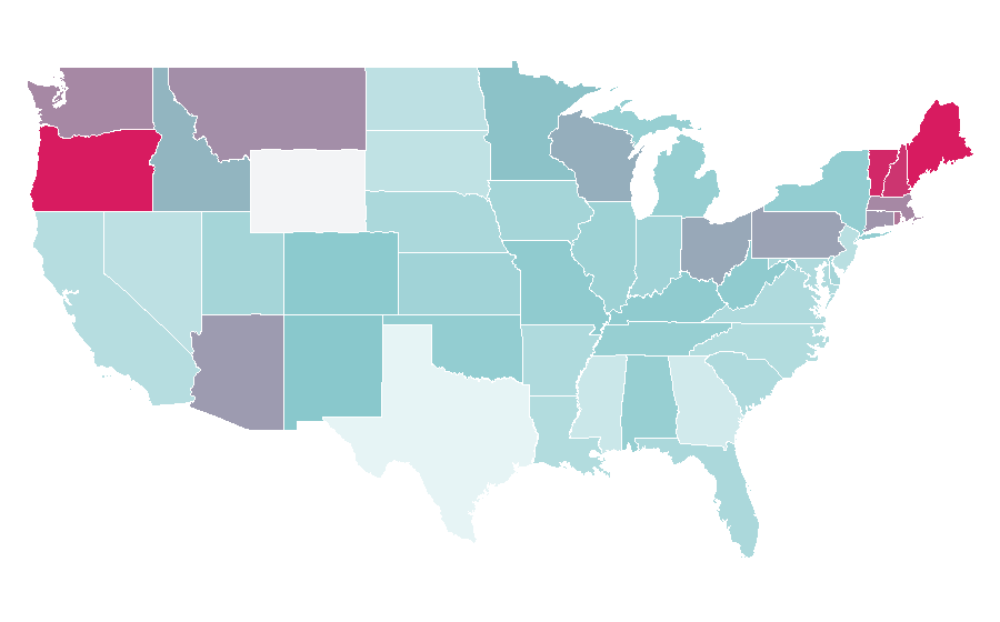 Affinity by region — Annie Lennox, United States