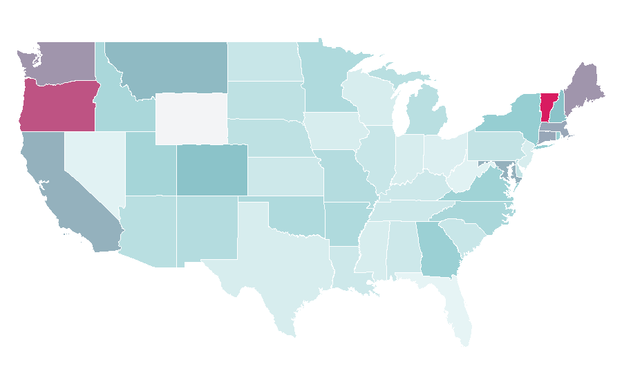 Affinity by region — Anonymity, United States