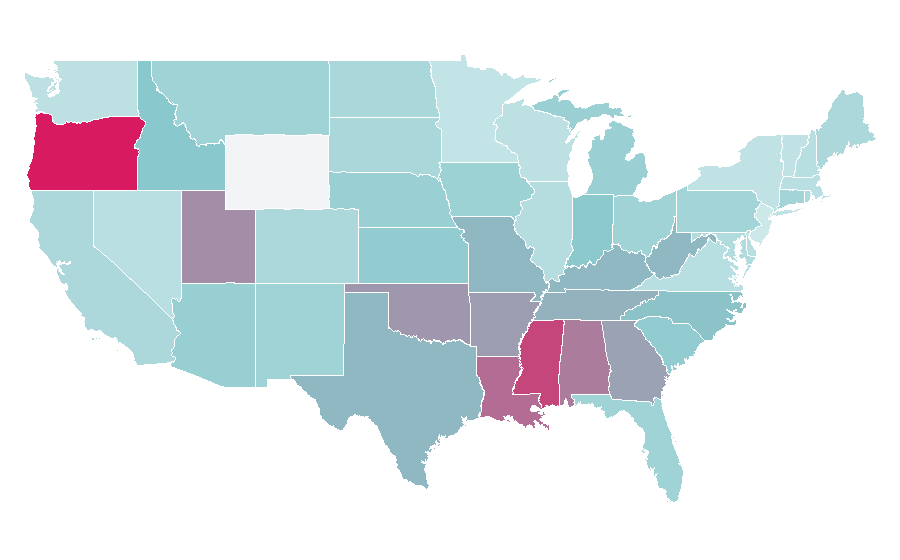 Affinity by region — A.N.T. Farm, United States