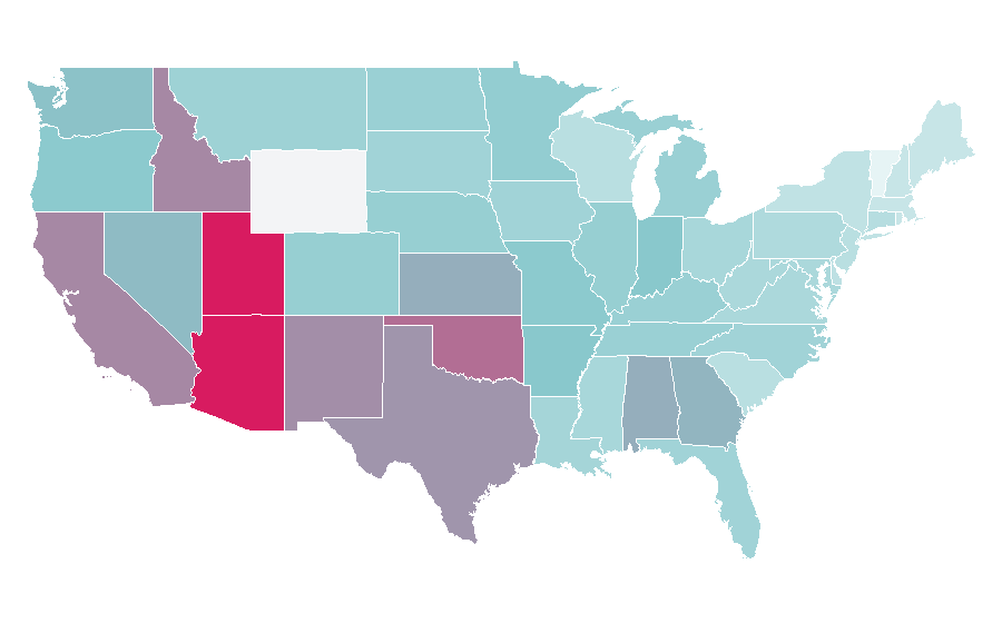 Affinity by region — Ant-Man (film), United States