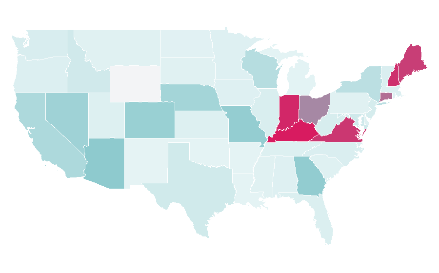 Affinity by region — ANTHEM, United States