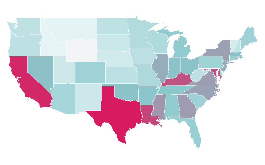Affinity by region — Anthony Davis, United States