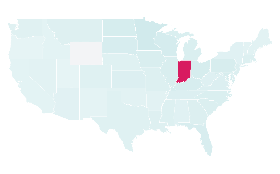 Affinity by region — Anthony Richardson, United States
