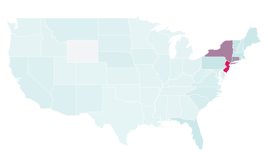 Affinity by region — Anthony Volpe, United States