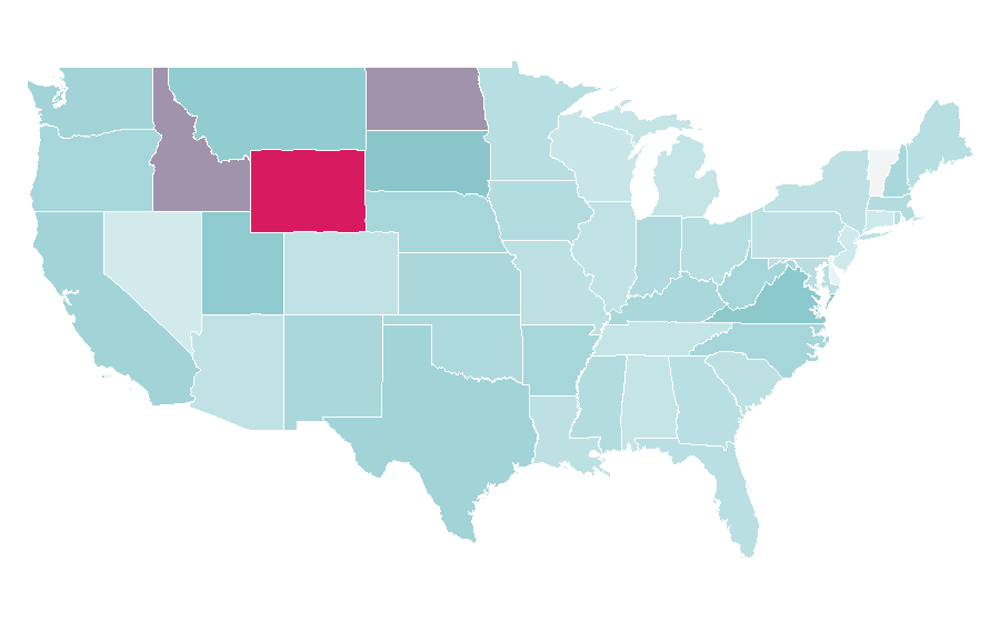 Affinity by region — Anthrax (American band), United States