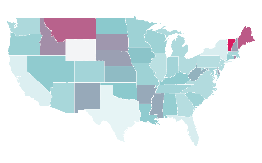 Affinity by region — Anthropology of religion, United States