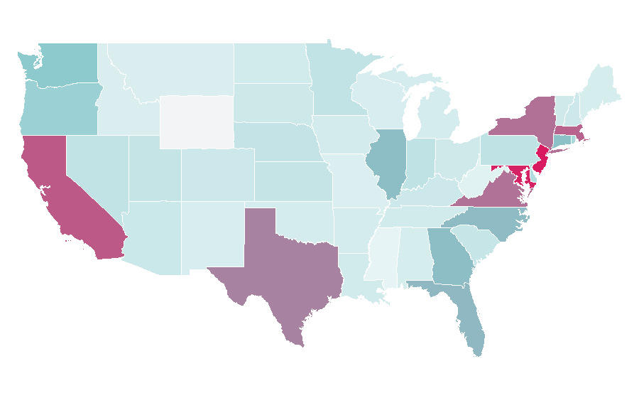 Affinity by region — Antony, United States