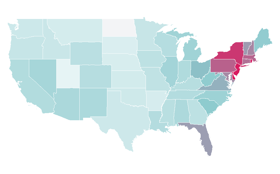 Affinity by region — AOL, United States