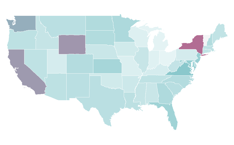 Affinity by region — Apartment hotel, United States