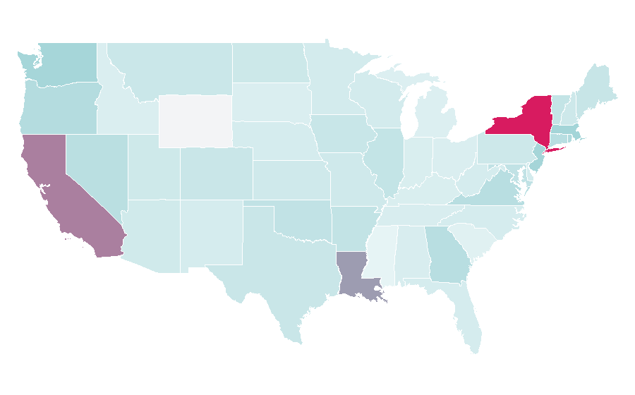 Affinity by region — A.P.C., United States