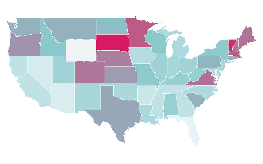 Affinity by region — Apennine Mountains, United States