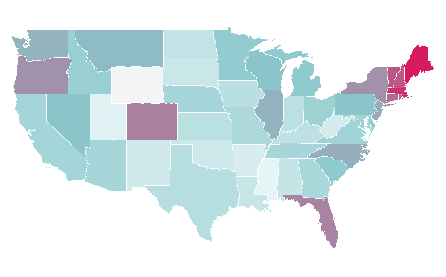 Affinity by region — Aperol, United States