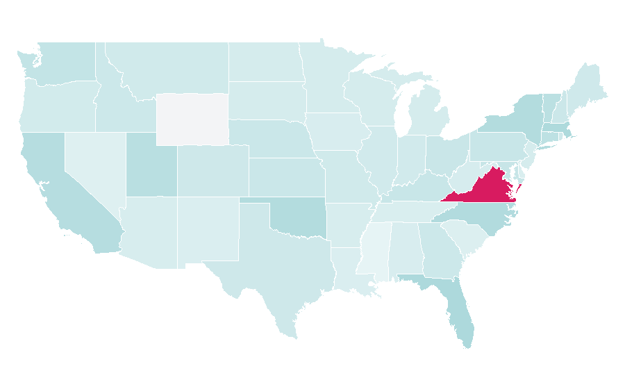 Affinity by region — Aperture (magazine), United States