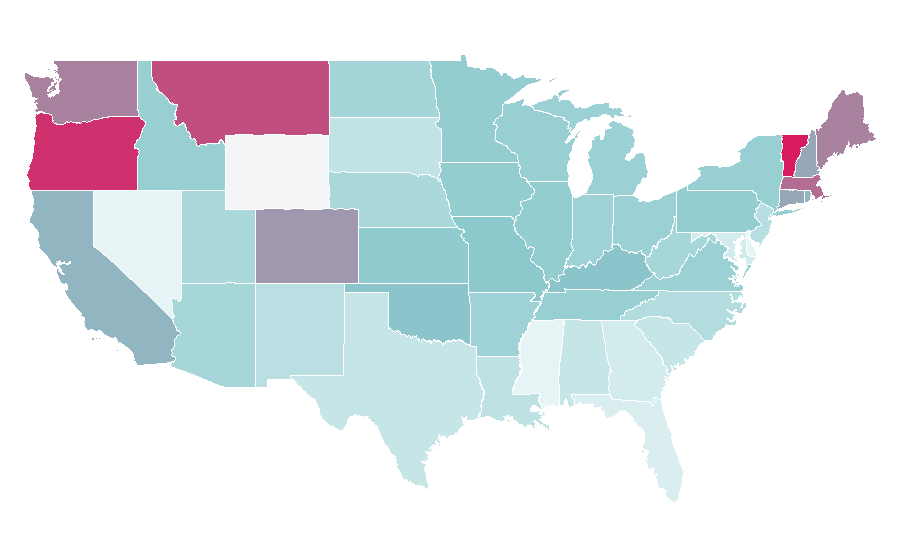Affinity by region — Apocalypse Now, United States