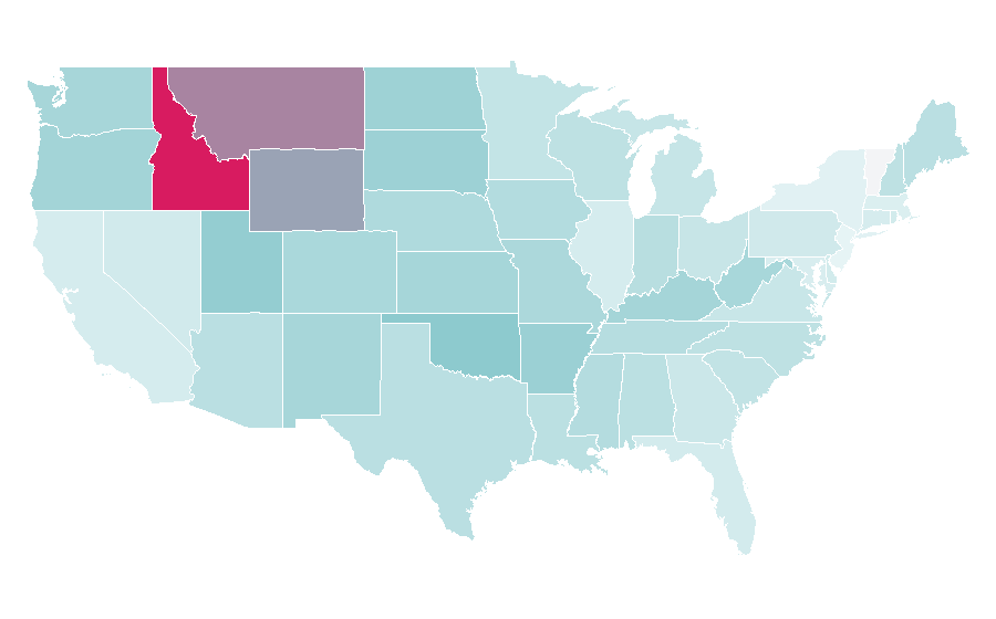 Affinity by region — Appaloosa, United States