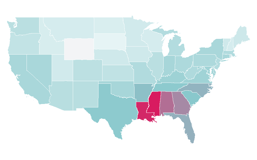 Affinity by region — Apple Pay, United States