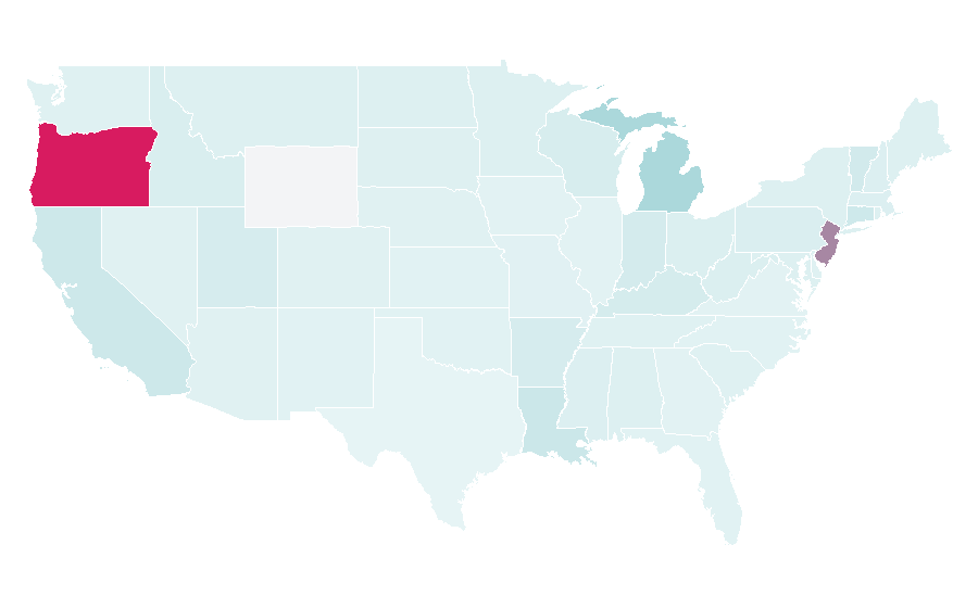 Affinity by region — Applegate, United States