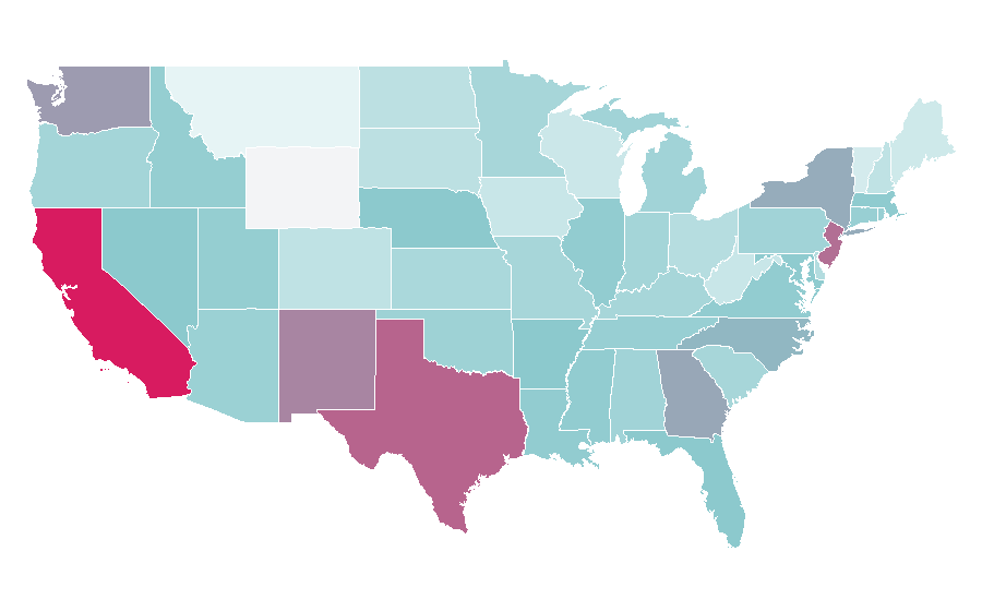 Affinity by region — Apricot, United States