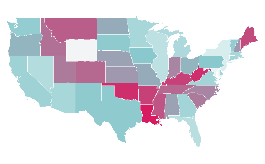 Affinity by region — Aquamarine Jewellery, United States