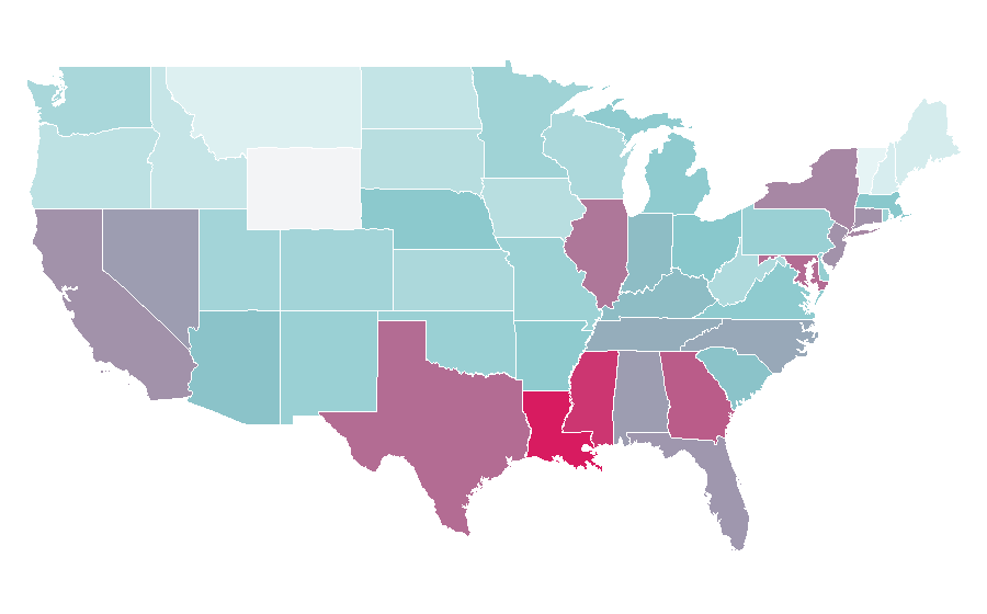 Affinity by region — Aquaphor, United States