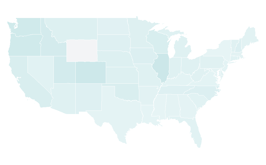 Affinity by region — Aquascaping, United States