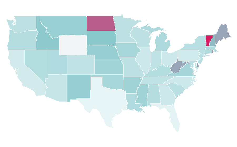 Affinity by region — Arabic chat alphabet, United States