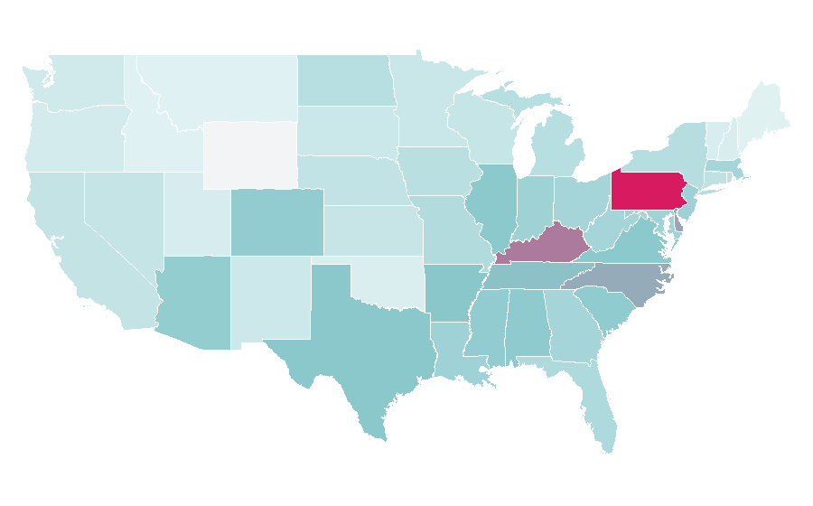 Affinity by region — Aramark, United States