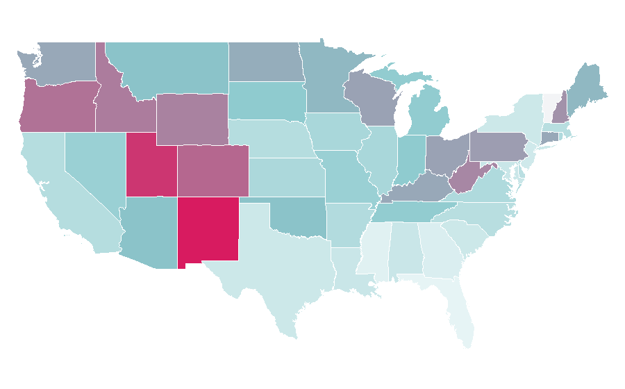Affinity by region — Arch Enemy, United States