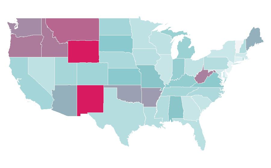 Affinität nach Region — Archaeology, USA