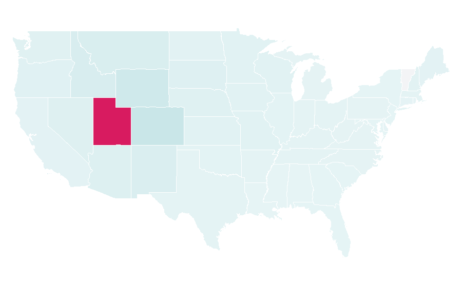 Affinity by region — Arches National Park, United States
