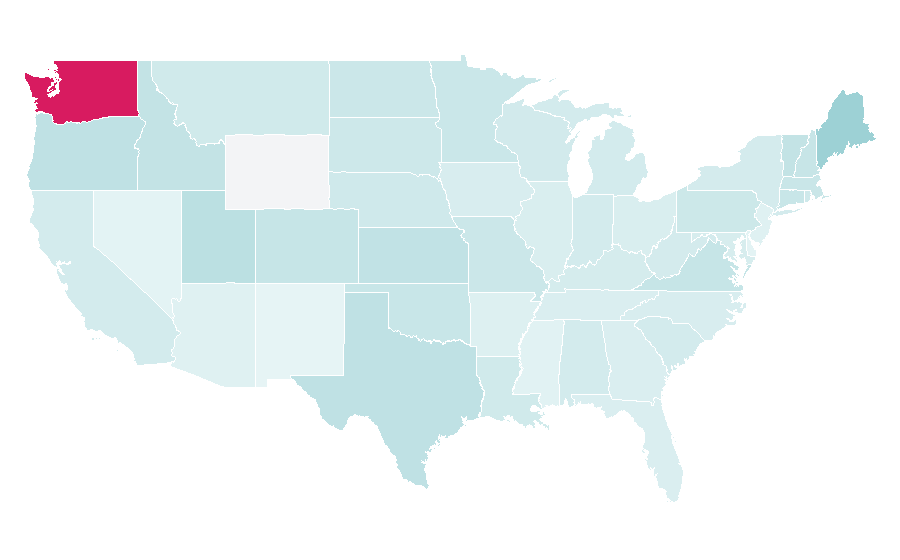 Affinity by region — Archipelago Brewery, United States