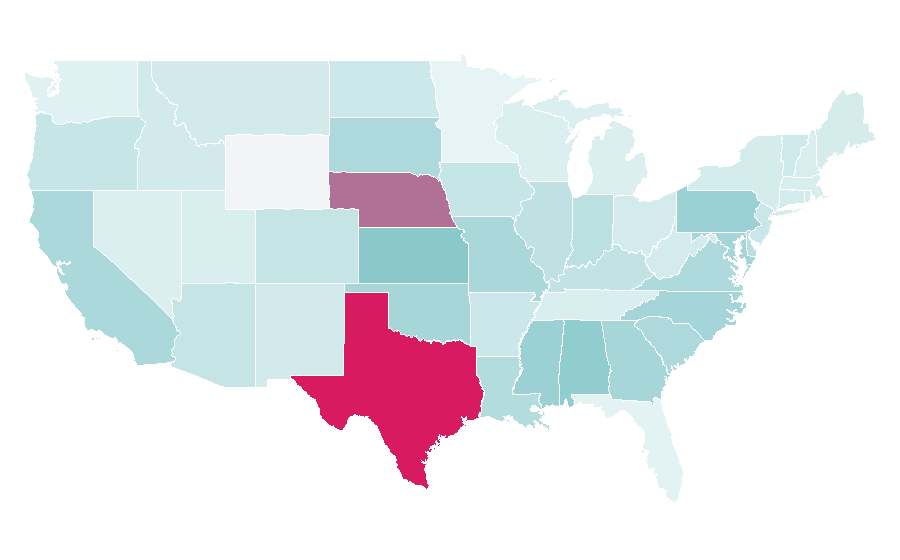 Affinity by region — Architecture & Engineering, United States