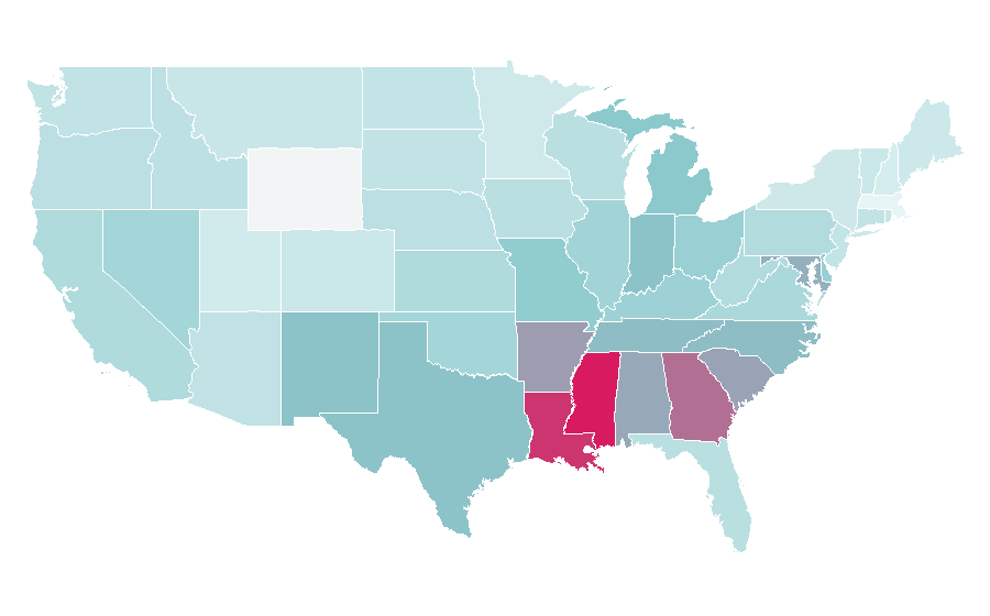 Affinity by region — Are We Done Yet?, United States