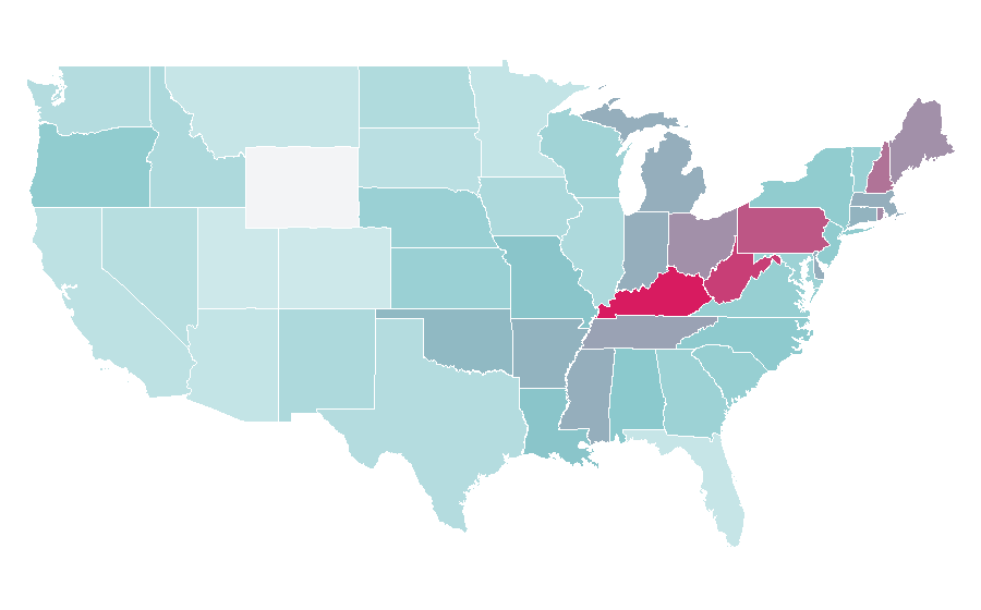 Affinity by region — Are You Afraid of the Dark?, United States