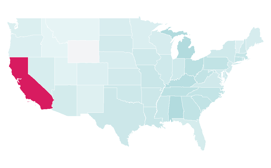 Affinity by region — Aries, United States