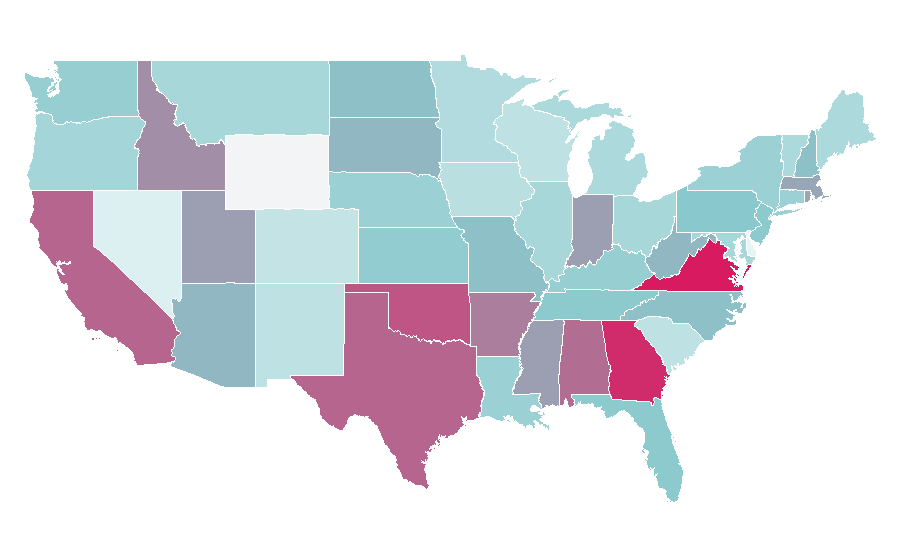 Affinity by region — Aristotle, United States