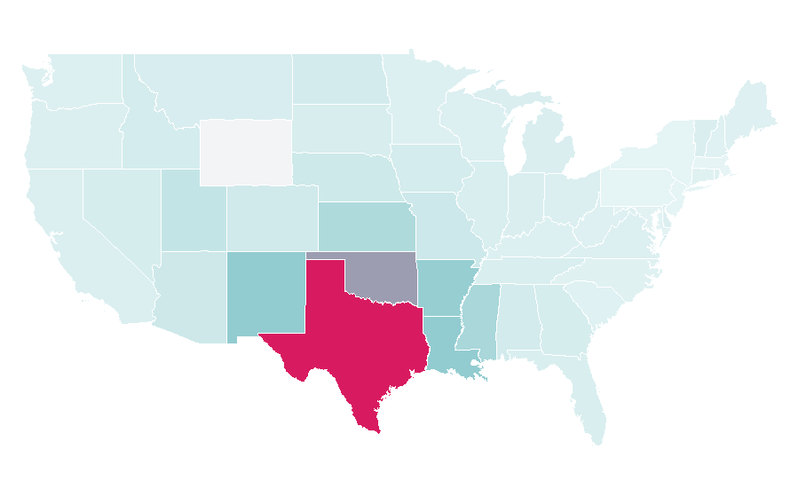 Affinity by region — Arlington, Texas, United States