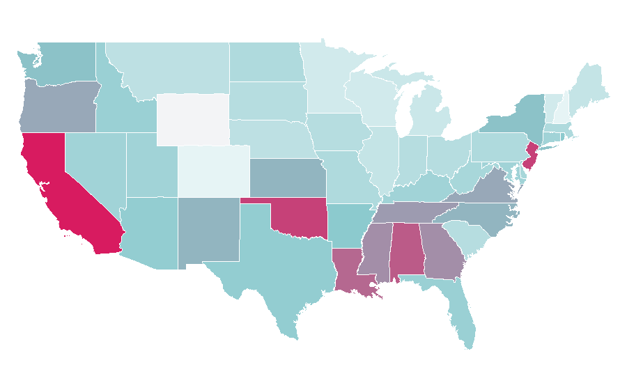 Affinity by region — Arrangement, United States
