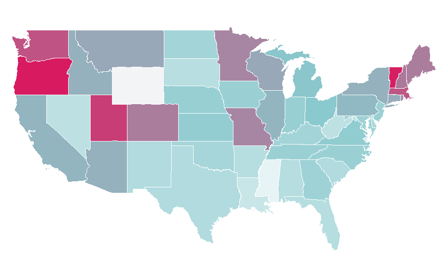 Affinity by region — Arrested Development (group), United States