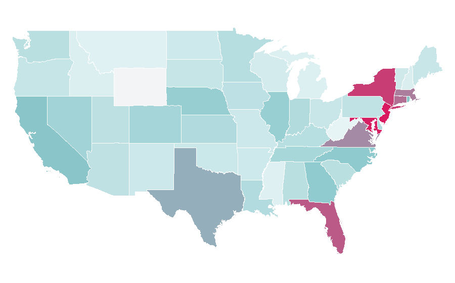 Affinity by region — Arsenal F.C., United States