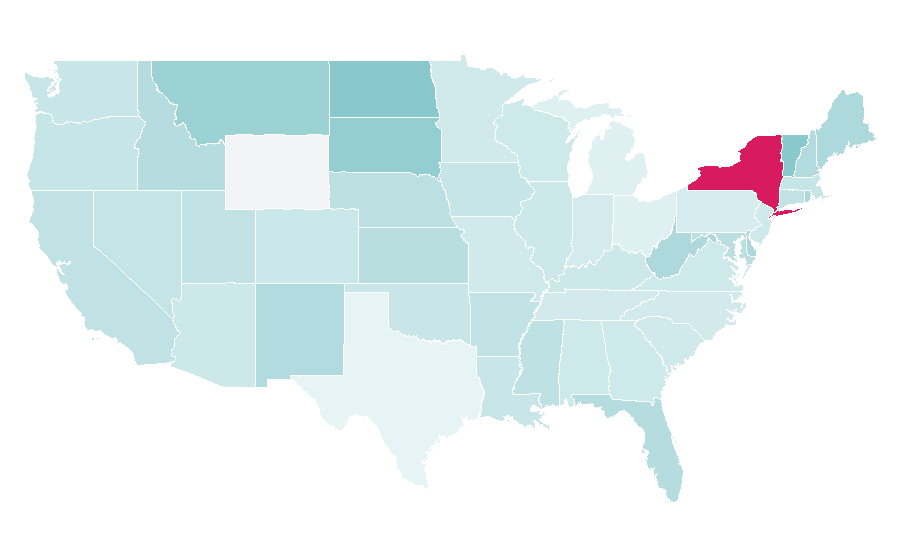 Affinity by region — Art Collecting, United States