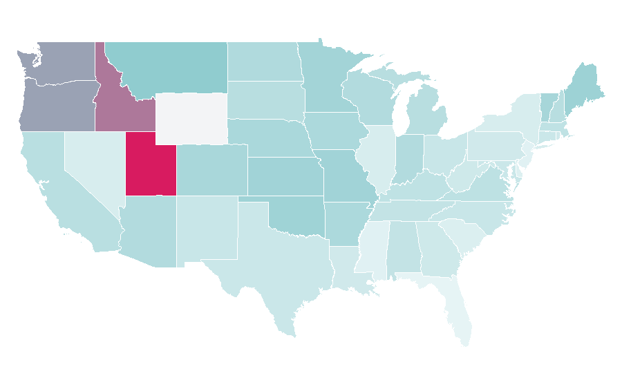 Affinity by region — Artemis Fowl, United States