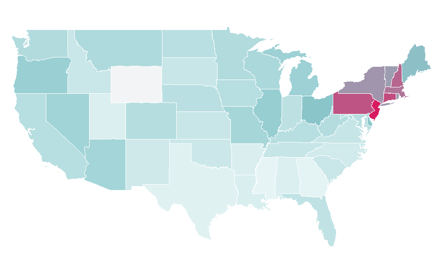 Affinity by region — Artie Lange, United States