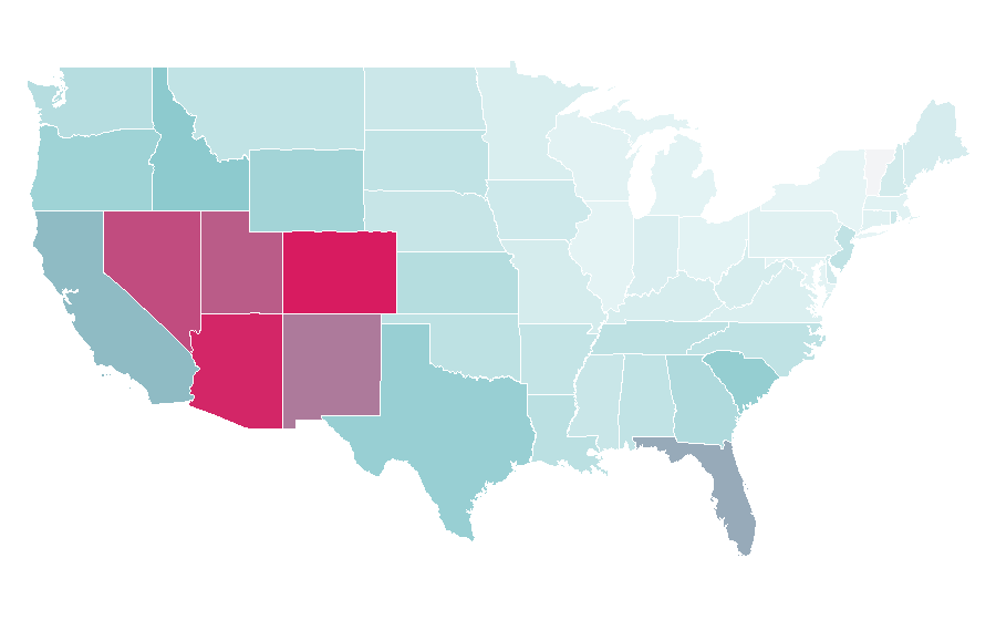 Affinity by region — Artificial turf, United States