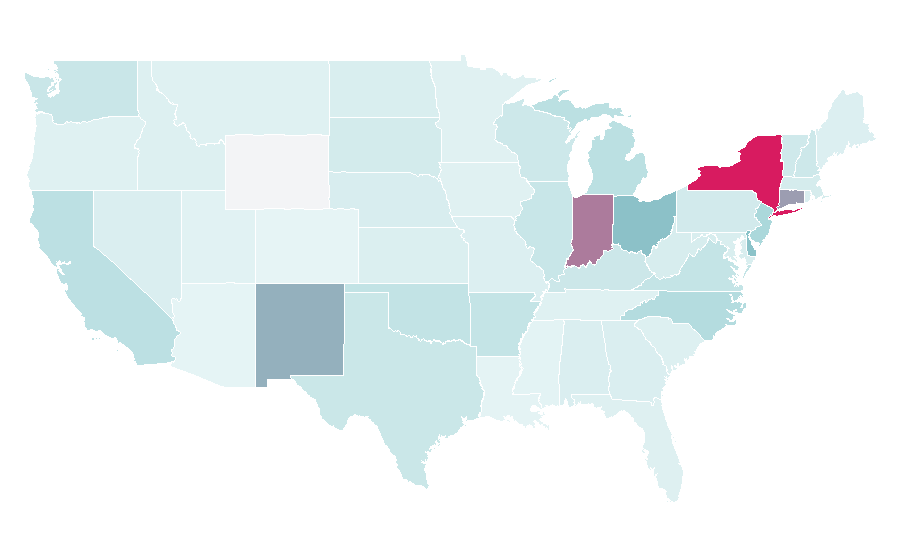 Affinité par région — Artisan, États-Unis