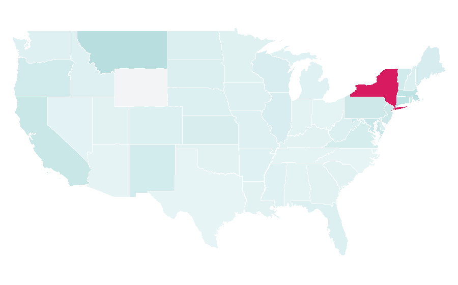 Affinity by region — ARTnews, United States