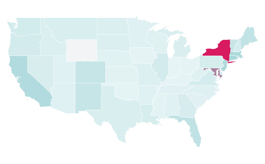 Affinity by region — Artsy, United States