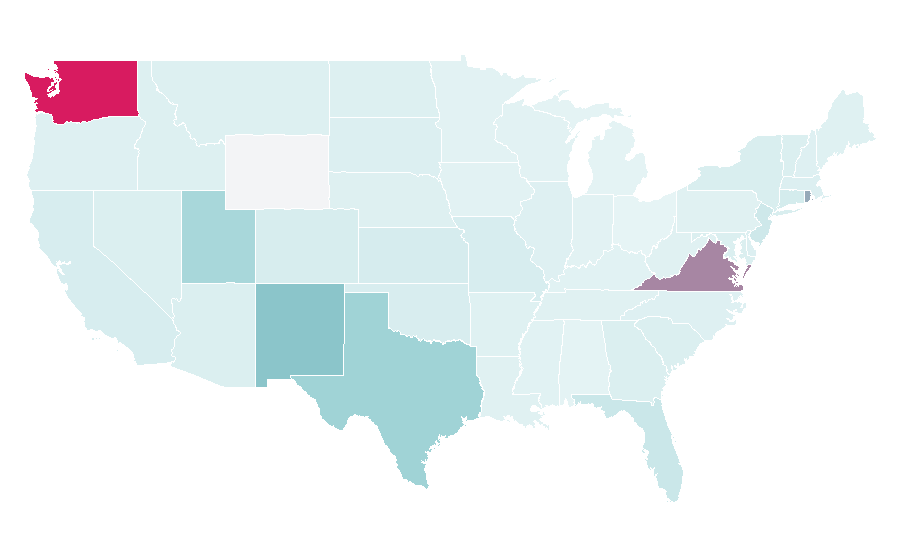 Affinity by region — Asado, United States