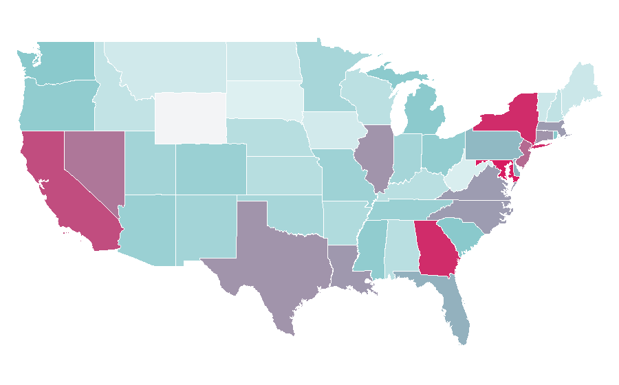 Affinity by region — ASAP Rocky, United States