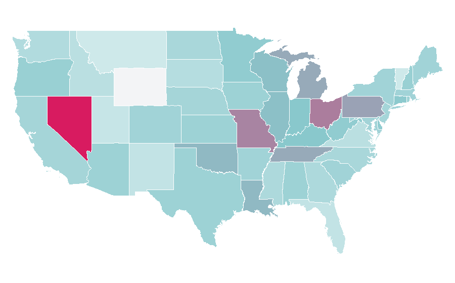 Affinity by region — Ashlee Simpson, United States
